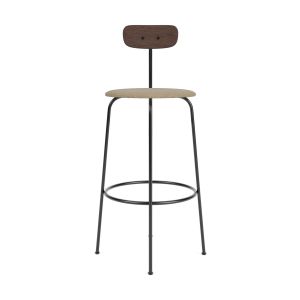 Afteroom Bar Chair Seat Upholstered - Dark Stained Oak/Audo Boucle 02