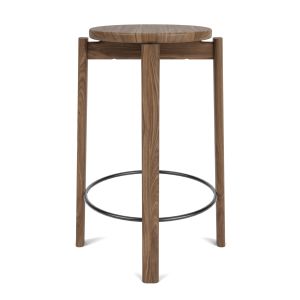 Passage Counter Stool - Walnut/Black
