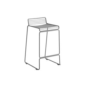 Hee Bar Stool Low - Asphalt Grey