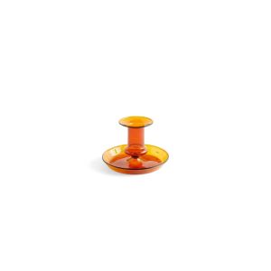 Flare Candle Holder - Amber