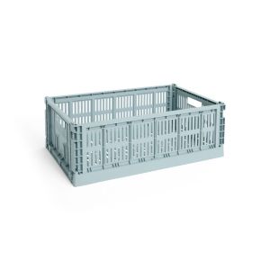 HAY Colour Crate-Large-Dusty blue