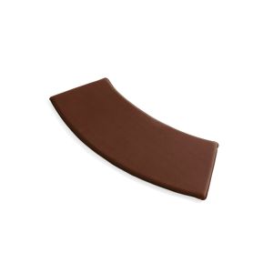 Seat Cushion for Palissade Outdoor Park Dining Bench In - Iron Red Textile