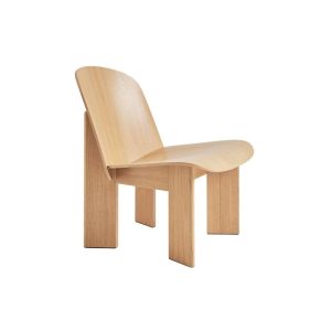 Chisel Lounge Chair - Lacquered Oak