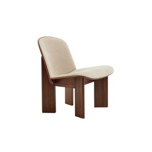 Chisel Lounge Chair - Walnut/Upholstery(Linara-216)