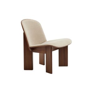 Chisel Lounge Chair - Walnut/Upholstery(Linara-216)
