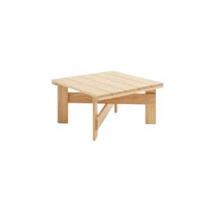 Crate Low Table W75.5 - Water-based lacquered pinewood