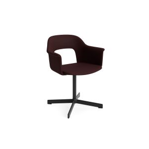 Layout Armchair 234 Black powder coated aluminium star swivel base - Full upholstery-Vidar-693