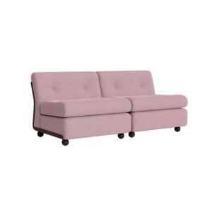 Amanta 2 seater Burgundy red shell-Upholstery-Yuma-1851