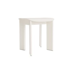 Chisel 10 Stool - Cream White Lacquered Beech