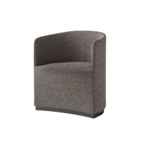 Tearoom, Club Chair Upholstered - Grey, Savanna, Kvadrat