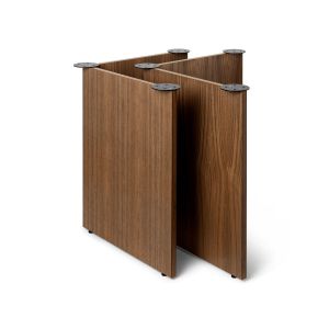 Mingle Table Legs - Walnut Veneer