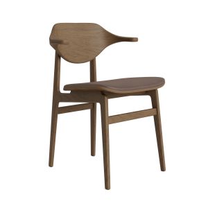 Bufala Chair - Light Smoked Oak/Sorensen Leather Dunes Anthracite 21003