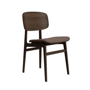 NY11 Chair - Dark Smoked Oak/Sorensen Leather/Dunes Dark Brown 21001