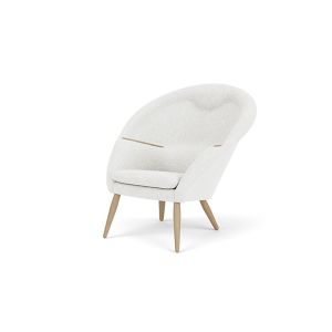 Oda Lounge Chair - Natural Oak/Upholstery (Hallingdal 65 0110)