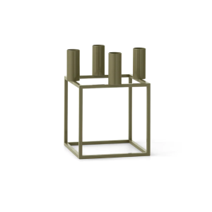 Kubus 4 Candle Holder - Olive
