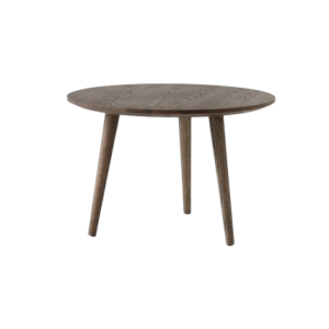 In Between Coffee Table SK14 Ø60 cm H40 cm Solid wood - Smoked oiled oak