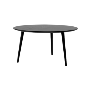 In Between Coffee Table SK15 Ø90 cm H48 cm Solid wood - Black lacquered oak