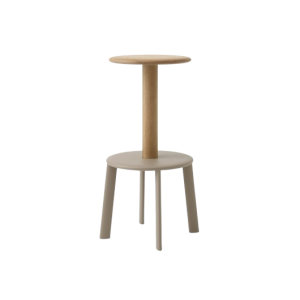 Massif Bar Stool AV40 - Oak & Grey Beige