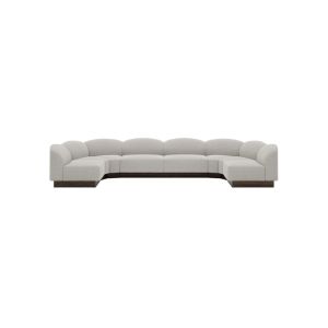 Shore Modular Sofa Configuration 8 - Upholstery Ruskin 10 Quill
