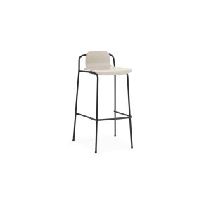 Studio Barstool 75 cm - Black Steel/Light Grey