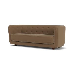 Vilhelm 221 Sofa - Dark Stained Oak/Upholstery (Grand Mohair 1103)