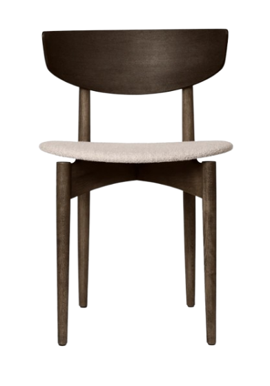 Herman Dining Chair - Upholstered Seat (Soft Boucle)