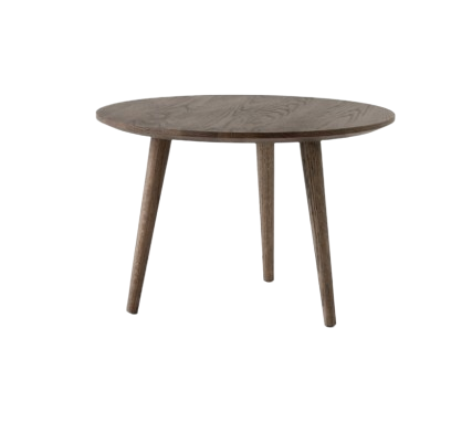 In Between Coffee Table SK14 Ø60 cm H40 cm Solid wood - Smoked oiled oak