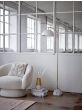 Ted Lounge Chair - Polyester White