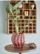 Callon Vase – مزهرية كالون، وردي، فخار حجري