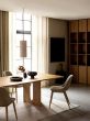 Harbour Side Dining Chair - Dark Stained Oak Base/Upholstery( Boucle 02)Beige