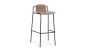 Studio Barstool 75 cm - Black Steel/Brown