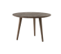 In Between Coffee Table SK14 Ø60 cm H40 cm Solid wood - Smoked oiled oak