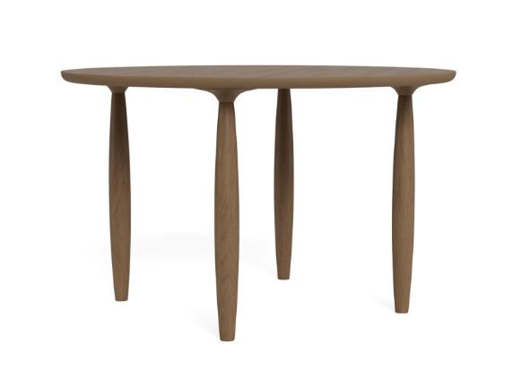 Oku Dining Table Round 120 cm - Light Smoked