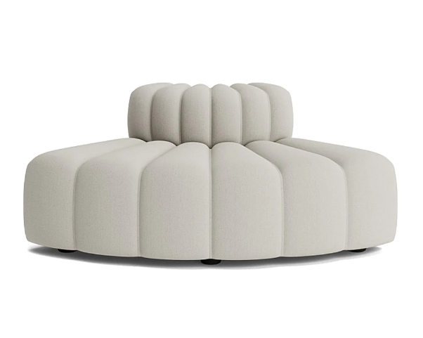 Studio Curve Fully Upholstered Outdoor - Savane Whisper