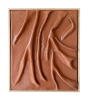 Clay Artwork In Oak Frame 40X50 SH:07:04-2 - Terracotta