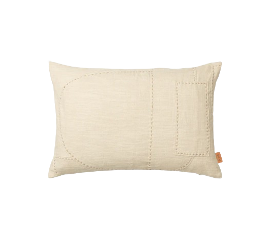 Darn Cushion Cover - Rectangular - Natur
