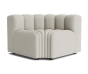 Studio Outdoor Sofa Corner Fully Upholstered - Savane Whisper