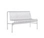 Palissade Dining Bench Without Armrest - Galvanised