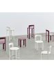 Rey Bar stool Low H65 - Grape Red