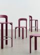 Rey Bar stool Low H65 - Grape Red