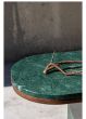Roots 001 Console - Indian Green Marble top - Veneer Wood