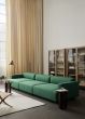 Develius Sofa EV1B Right Armrest Felt Gliders - Upholstery Ecriture 0910