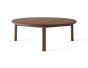 Passage Lounge Table  A 90 - Walnut