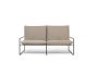 Desert Outdoor 2-Seater Sofa - Black/Dark sand