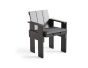 Crate Dining Chair - Black Lacquered Pinewood