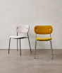 Co Dining Chair Fully Upholstered - Black/Upholstery Audo Boucle 02