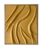 Clay Artwork In Oak Frame 40X50 SH:07:04-1 - Gold