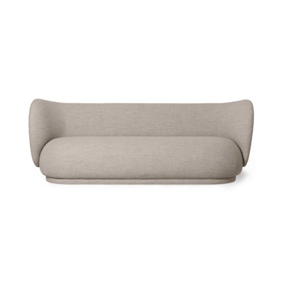 Rico Sofa Boucle 3-Seater - Sand