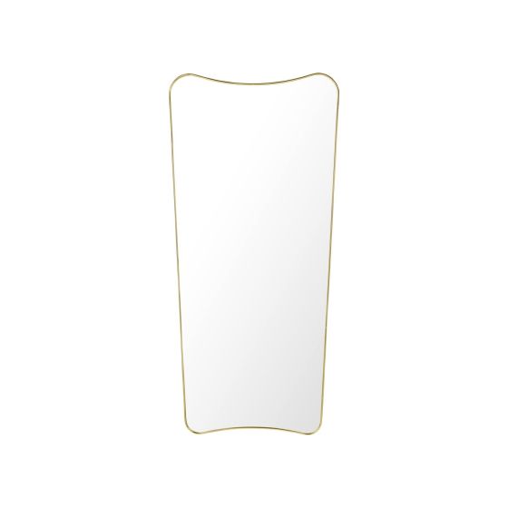 F.A. 33 Wall Mirror 70x146 - Polished Brass