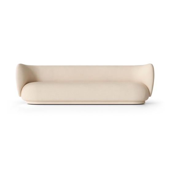 Rico Sofa 4-Seater, Brushed, Off - White